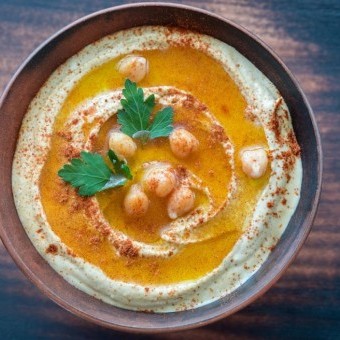 حمص بيروتي مثل المطاعم