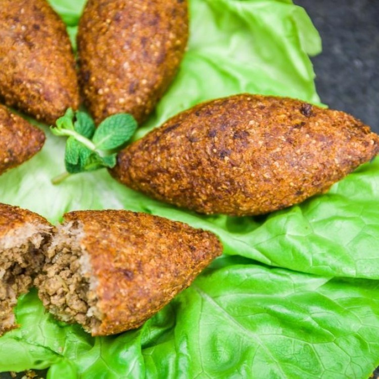 كبة مقلية بالبرغل واللحم