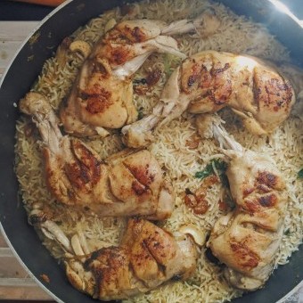 اوزي الدجاج مثل المطاعم
