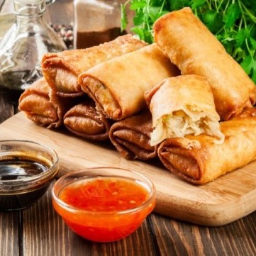 حضري 10 وصفات سبرينغ رول بحشوات مختلفة