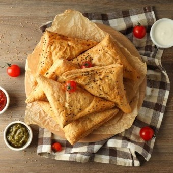طريقة عمل فطائر السامسا الروسية