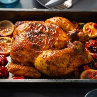 دجاج محشي بالأرز والكبدة