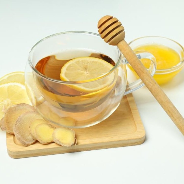 شاي الزنجبيل والعسل لزيادة المناعة