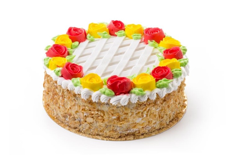 كيكة الزهور
