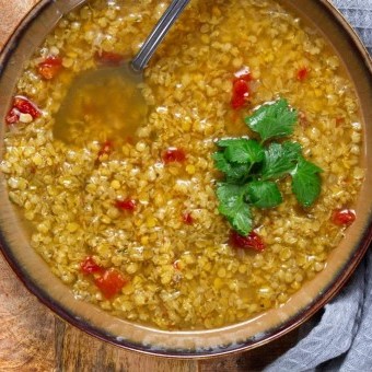 شوربة الفريكة الناعمة