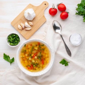 شوربة خضار بسيطة
