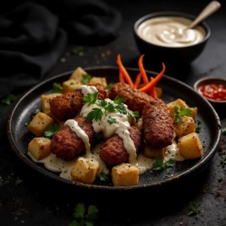 كفتة بالطحينة