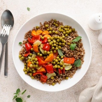 الفريك بالخضروات