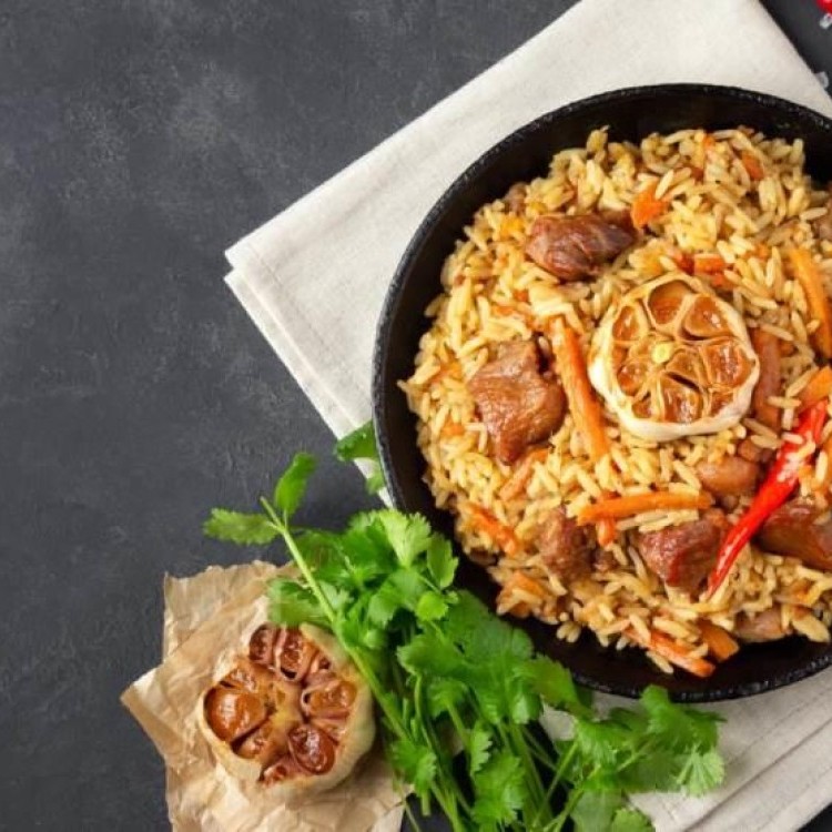 أرز مبهر بقطع اللحم