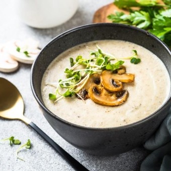 شوربة فطر سهلة