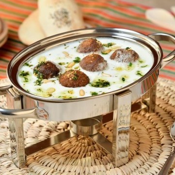 كبة باللبن على الطريقة الأصلية