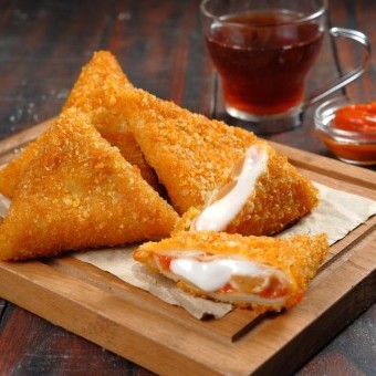 سمبوسة الجبن المذابة