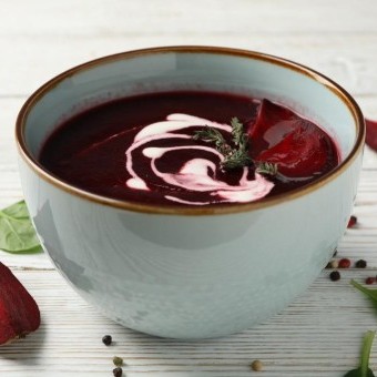 شوربة الشمندر بالكريمة