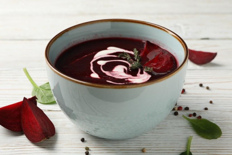 شوربة الشمندر بالكريمة