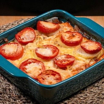 صينية القرنبيط بالدجاج بالفيديو