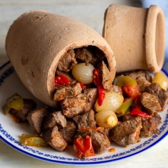 فخارة لحم بطريقة المطاعم