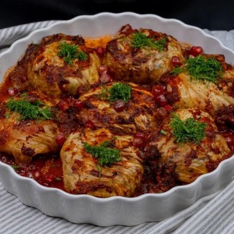 صرر الملفوف بالفرن بالفيديو