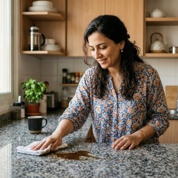 أفضل طرق تنظيف مجلى الجرانيت للحفاظ عليه جديداً