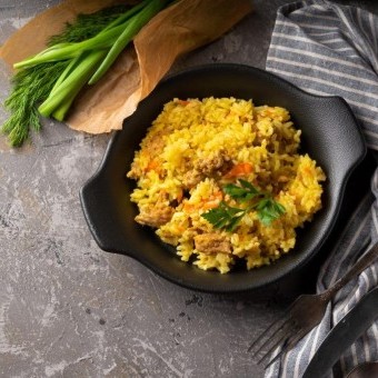 الأرز المبهر بالدجاج