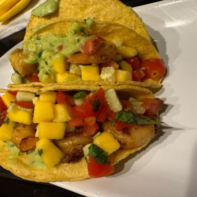 تاكو بالروبيان والمانجا