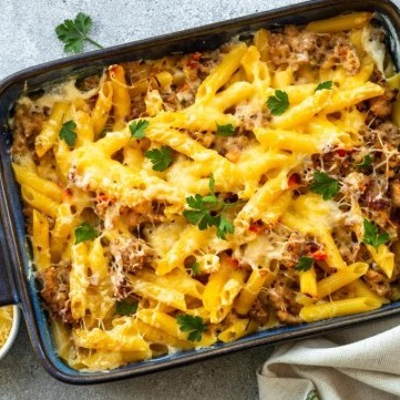 المكرونة بالبشاميل