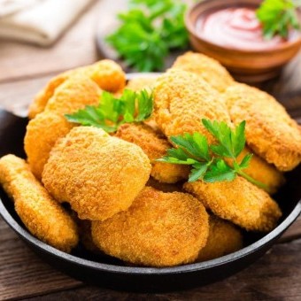 ناجتس الدجاج الخالية من الغلوتين