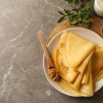 عجينة الكريب بالفانيليا