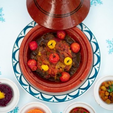 طاجين اللحم بالطماطم المغربي