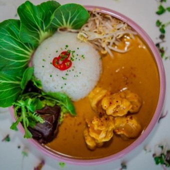 كاري الروبيان التايلاندي