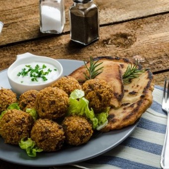 الفلافل بالحمص المقرمشة