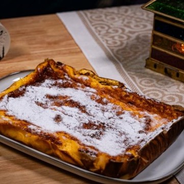 كيكة الخوخ بالفيديو