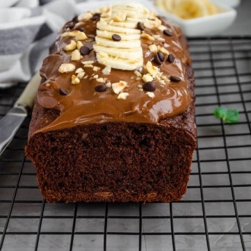 كيك الموز بالشوكولاتة بطريقة جديدة