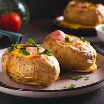 بطاطس محشية بالفرن