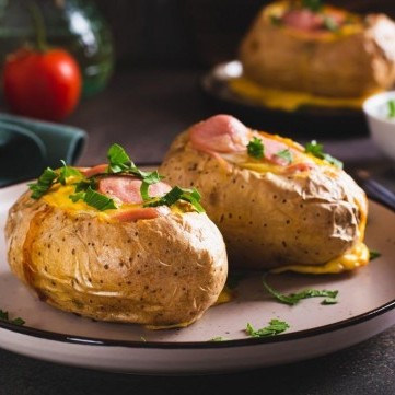 بطاطس محشية بالفرن