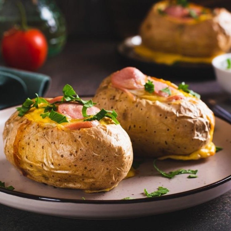 بطاطس محشية بالفرن