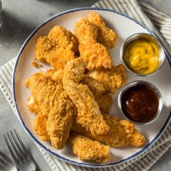 أصابع دجاج سهلة وسريعة