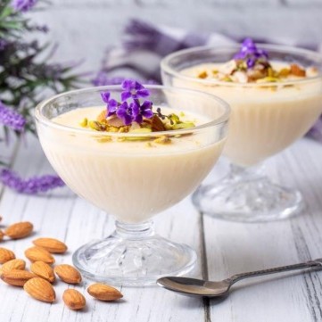 حلوى المهلبية الأصلية بماء الزهر