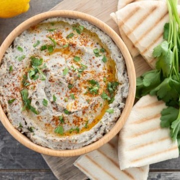 متبل الباذنجان بزيت الزيتون