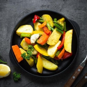 خضار مشوية بالعسل والليمون للرجيم