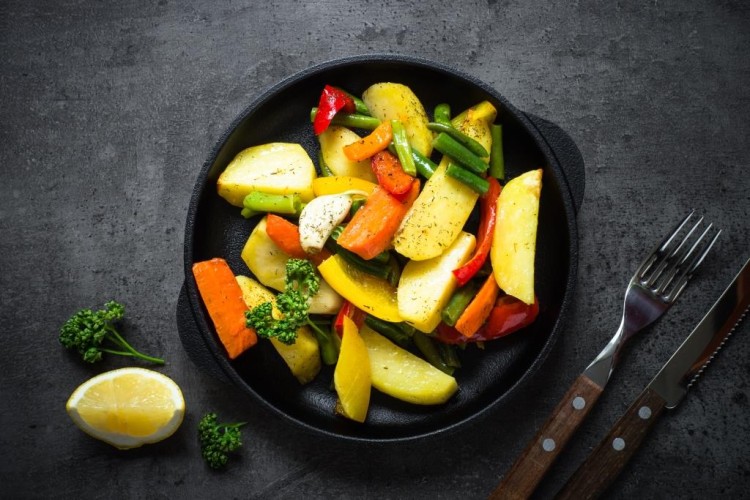 خضار مشوية بالعسل والليمون للرجيم