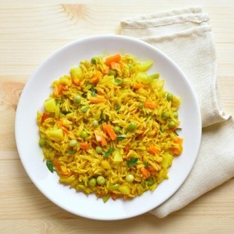 طريقة عمل الأرز بالكاري على الطريقة الأصلية