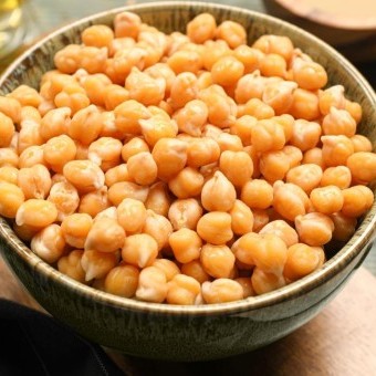 الحمص المسلوق