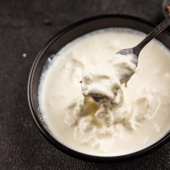 البشاميل بالحليب السائل