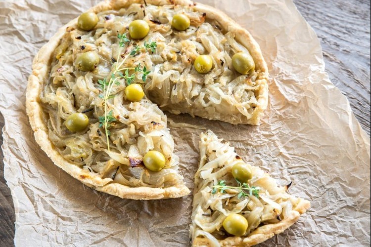 تارت الكنافة المالح