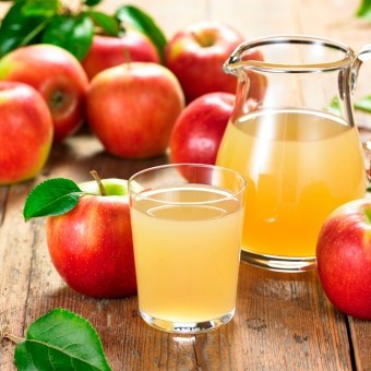 عصير التفاح بدون سكر