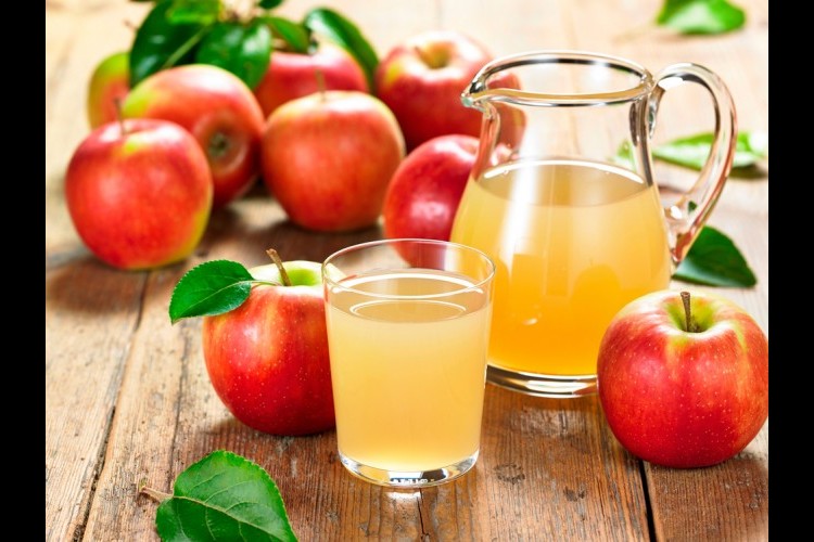 عصير التفاح بدون سكر