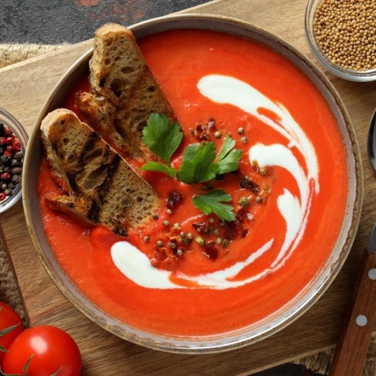 شوربة الطماطم السريعة