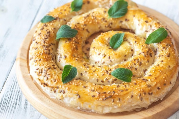 خبز مقرمش بالسمسم
