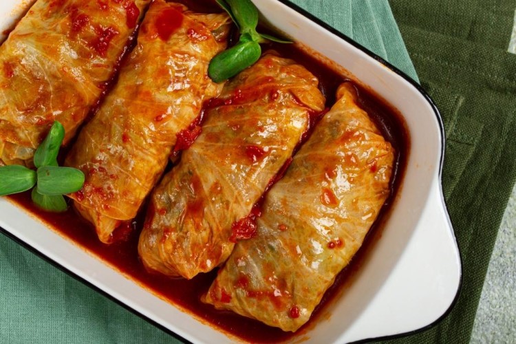 حشوة الملفوف بدون لحم