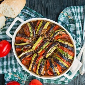 خضار منوعة مشوية بالزعتر